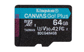 Memoria Micro Sdxc Kingston 64Gb Canvas Go Plus Gen4 V30 (SDCG4/64GB)